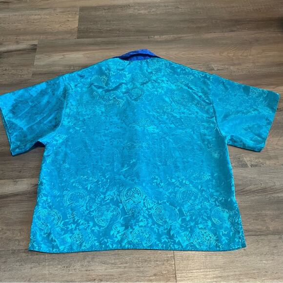 Vintage Victoria’s Secret Gold Label Relaxed Fit Satin Pajama Top Button Up Sm - Picture 13 of 14